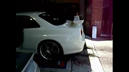 Nissan Skyline R34 Gtr Mspec On Dyno 