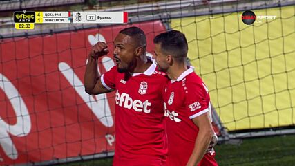 Goal by CSKA 1948 Sofia