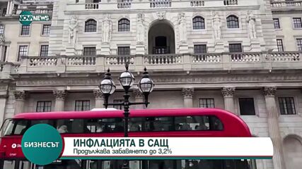 Ръстът на инфлацията в САЩ се забавя