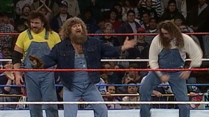 Hillbilly Jim manages The Godwinns against The Bodydonnas: Raw, Jan. 29, 1996