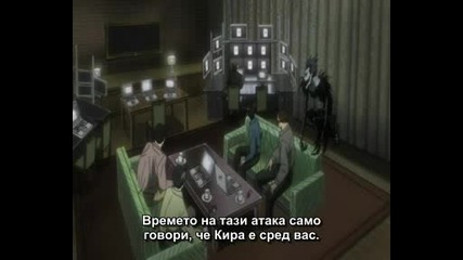 Death Note - епизод 31 Bg Sub 