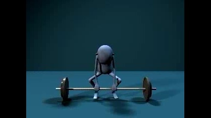 3d Animation Test - Weight Lifting