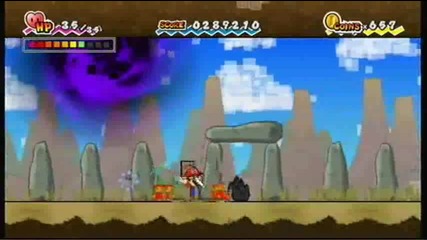 Super Paper Mario - Walkthrough - Chapter 5 - 2 Part 1 (cards that didnt work. items I dont need) 
