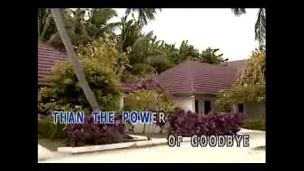 Madonna - The Power Of Goodbye - Karaoke.flv