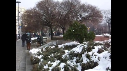 Протест в Софич за високите цени на тока 10.02.2013