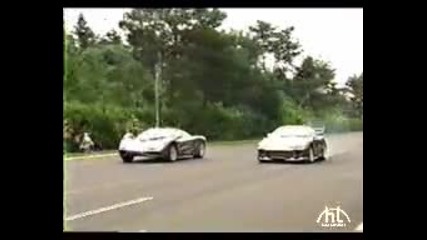 Toyota Supra vs. Mclaren F1 Drag Race