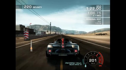 Need for Speed: Hot Pursuit 2010 Летя по магистралата с Пагани!