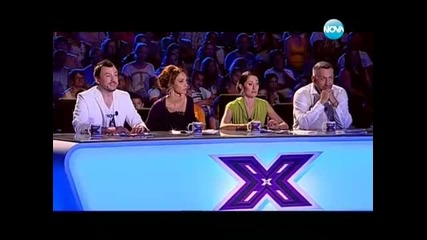 X Factor 2013 - Петър Петканов разплака журито и публиката