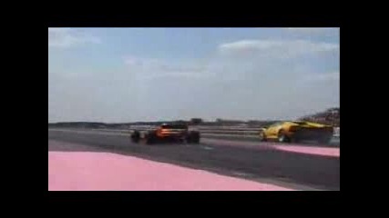 Lamborghini Diablo vs.Arrows Formula 1