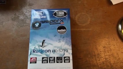 Sapphire Ati Radeon Hd 5770 Vapor-x Unboxing video