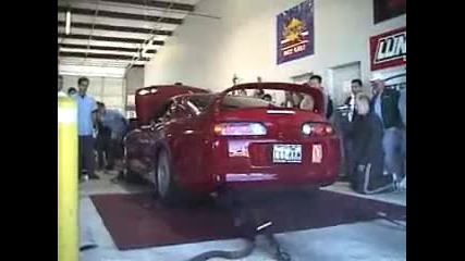 800hp Supra dyno test 
