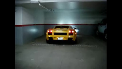 Lamborghini Gallardo Exhaust With Flames