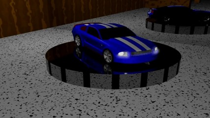 Създаден на 3d's max Ford Mustang