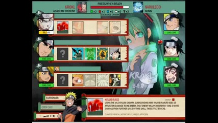 Naruto arena streak team 2012 #3