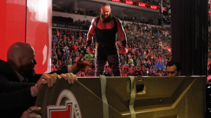 Braun Strowman traps Kevin Owens in a portable toilet: Raw, July 2, 2018
