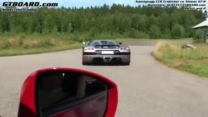 Nissan Gtr vs Koenigsegg Ccr Evolution 