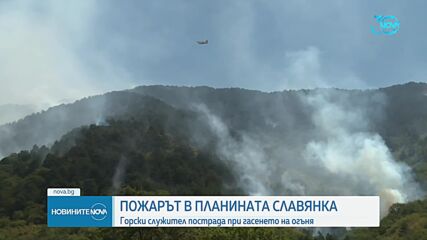 Локализиран е пожарът в българската част на планината Славянка