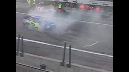 valentino rossi con subaru rally car 