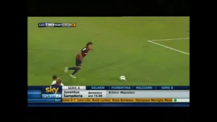 Cagliari - Roma 5 - 1 - All Goals & Match Highlights - September 11 2010 - [high Quality]