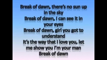 Michael Jackson Break of Dawn (lyrics)