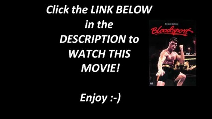 Класическият постер на филма Кървав Спорт (1988)