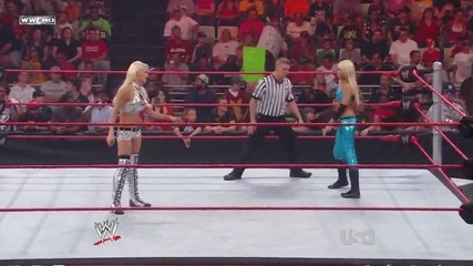 Wwe Raw 06 08 09 divas championship Kelly Kelly vs Maryse 
