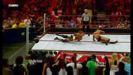 wwe.raw.2009.07.13 Randy Ortan vs Triple H Rko