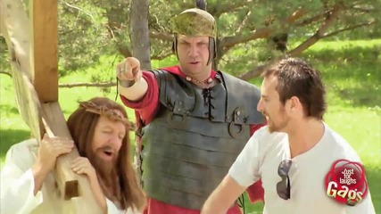 Just For Laugh - Jesus Carries The Cross Prank