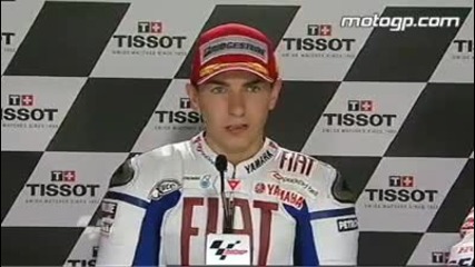 Lorenzo interview after the French Gp 