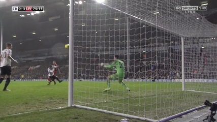 (2013) Ливърпул разплака Тотнъм (5-0) Flanagan - Goal