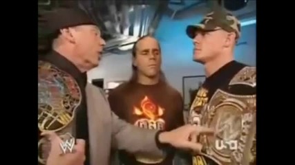 Wwe Raw John Cena Hbk Shawn Michaels And Vince Mcmahon Backstage