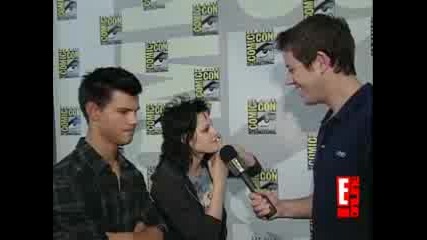 Kristen Stewart,  Robert Pattinson and Taylor Lautner - New Moon - Interview