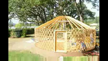 Time lapse of a Yurt Build [ High Quality ]