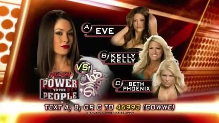 Wwe Raw 062011 Brie Bella vs Kelly Kelly - Divas Championship Match