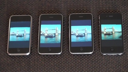 iphone 2g 3g 3gs 4 Speed Comparison_(720p)