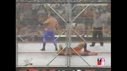 Wwe - Kurt Angle Vs Chris benoit ( Stell Cage Match )