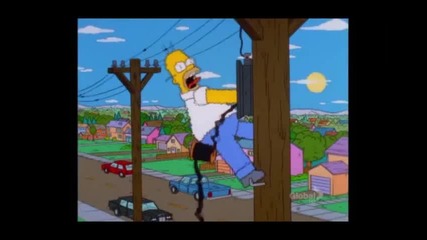The Simpsons Brutalni momenti s Houmar 