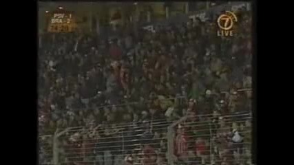 1996 Psv Eindhoven Holland 2 Brann Bergen Norway 2