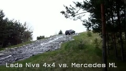 Lada Niva 4x4 vs. Mercedes Ml 