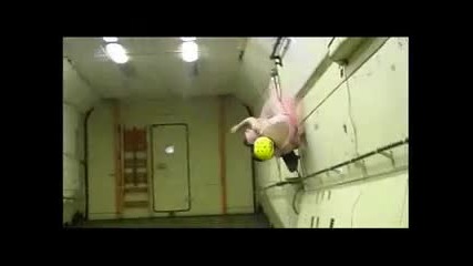 First Skater in Zero Gravity 