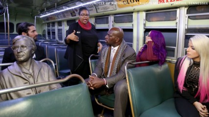 Black History Month: Superstars learn about the Montgomery Bus Boycott at the National Civil Rights Museum