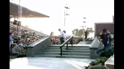 Ryan Sheckler and Jereme Rogers at Maloof Money Cup 