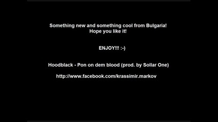 Hoodblack - Pon on dem blood (prod. by Sollar One)