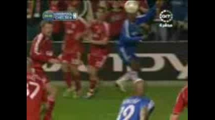 Liverpool 1 - 1 Chelsea A.riise Gool
