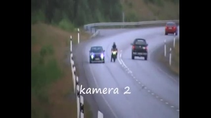 Bmw M5 Turbo vs yamaha R1 Monster 