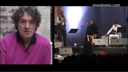 Goran Bregovic - Interview - (LIVE) - (Basilica of St Denis)