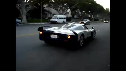 Maserati Mc12 Start and Accelerate
