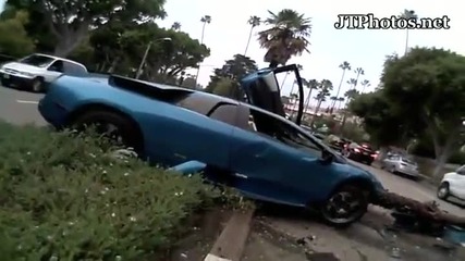 Lamborghini Crash