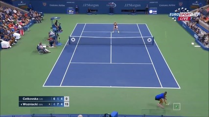 Caroline Wozniacki vs Petra Cetkovská Us Open 2015 Highlights