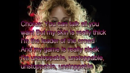 Kat Deluna - Unstoppable (Lyrics & Text) HQ